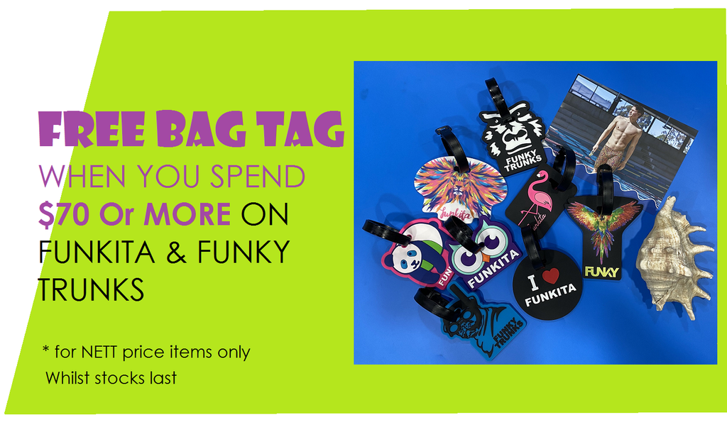 Funkita and Funky Trunks FREE Bag Tag