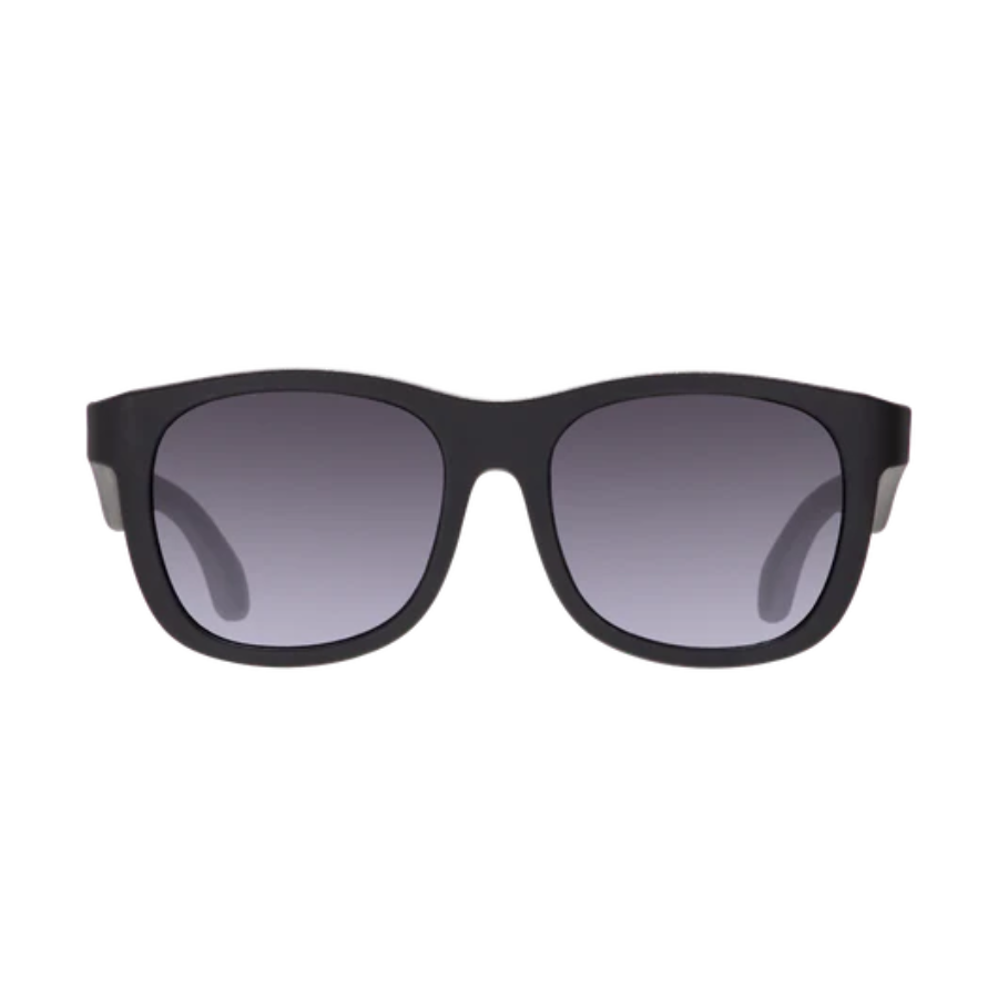 Babiators Original Navigators Smoke Lens Sunglasses 3-5 Yr O-NAV001-M - Jet Black