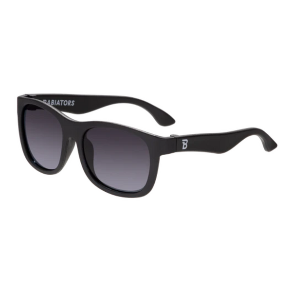 Babiators Original Navigators Smoke Lens Sunglasses >6 Yr O-NAV001-L - Jet Black