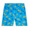 Tom & Teddy Gecko Mens Swim Shorts GECBO - Blue/ Orange