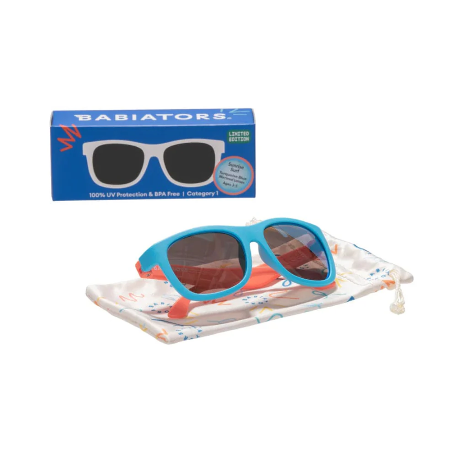 Babiators Original Navigators Color Block Sunglasses 3-5 Yr O-NAV-011M - Sunrise Surf