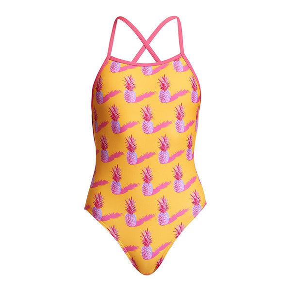 Funkita Girls Strapped In One Piece FS38G - Pineapple Punch