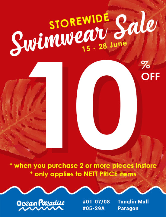 Swimwear 10% OFF Storewide !