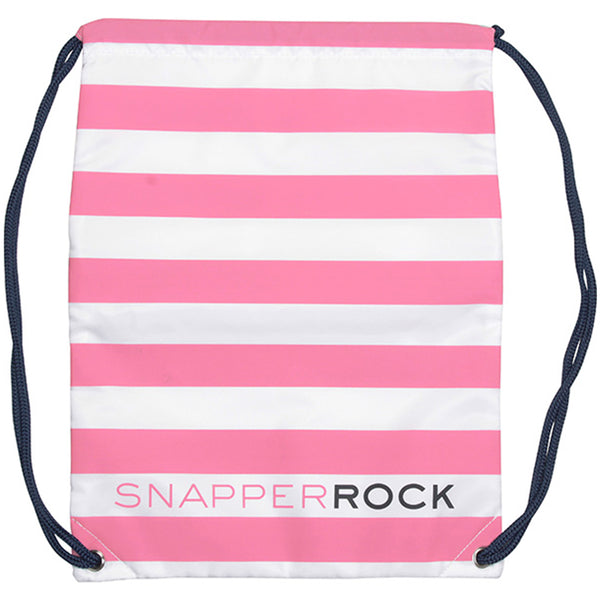 Snapper Rock 1800 Swim Bags Pink/ White Stripe