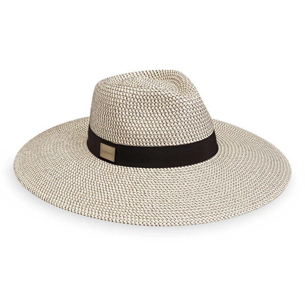 Wallaroo Hats Kerrigan Women Sun Hat KERRM - Ivory/ Black