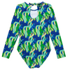 Snapper Rock Toucan Jungle Sustainable Keyhole Surf Suit G60043S - Blue