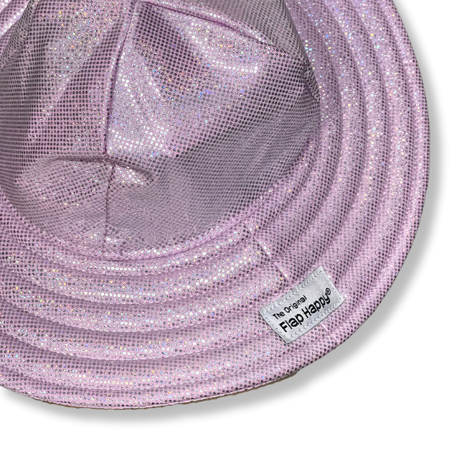 Flap Happy Upf 50+ Summer Splash Swim Hat SUSD - Sparkling Sunset Pink
