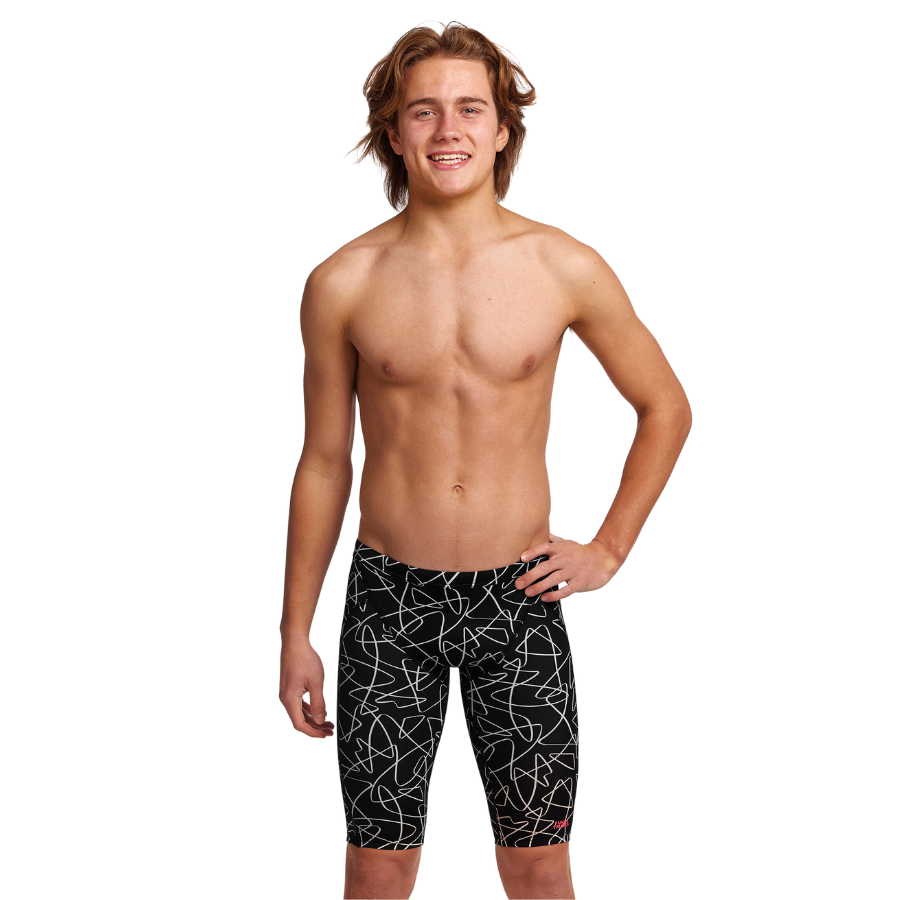 Funky Trunks Boys Training Jammers FT37B - Texta Mess