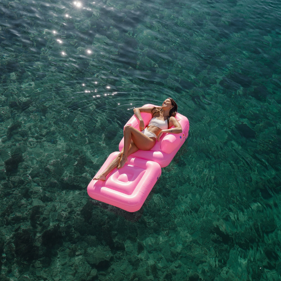 Sunnylife Inflatable Lilo Chair Neon Pink S3LLCANP