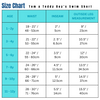 Tom & Teddy Boys Coral Swim Shorts CORBL-J - Blue/ Lime
