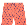 Tom & Teddy Shrimps Mens Swim Shorts SHRCB - Coral/ Blue