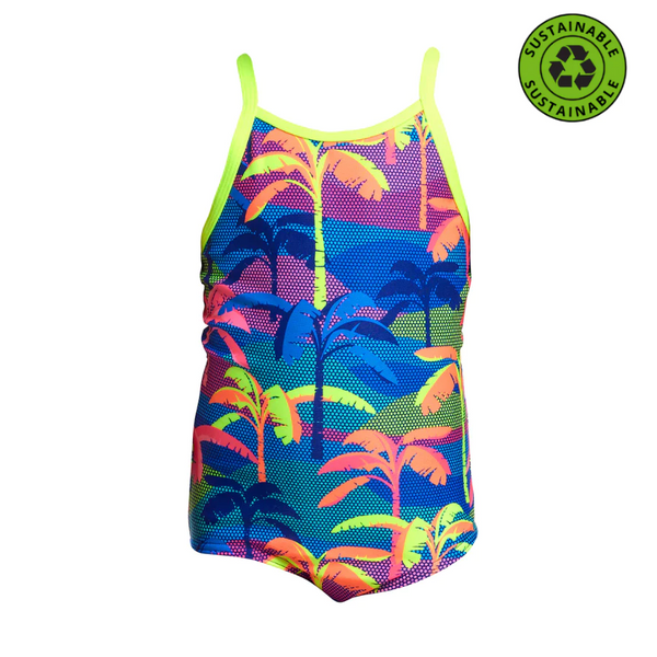 Funkita Toddler Girls Sustainable Printed One Piece FKS022G - Palm A Lot