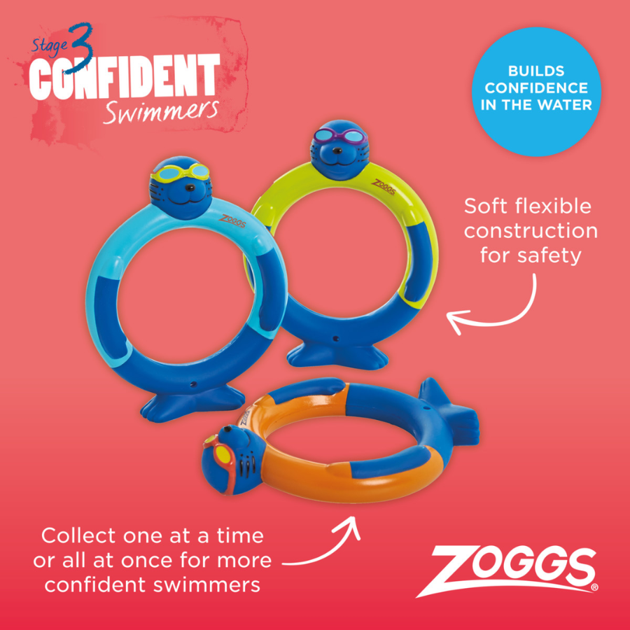 Zoggs Zoggy Dive Rings (Pack of 3) Z302266