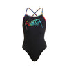 Funkita Girls Strapped In One Piece FS38G- Spray Tagged