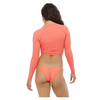 Body Glove Let It Be Crop Rashguard 39-506744A- Smoothies Sunset