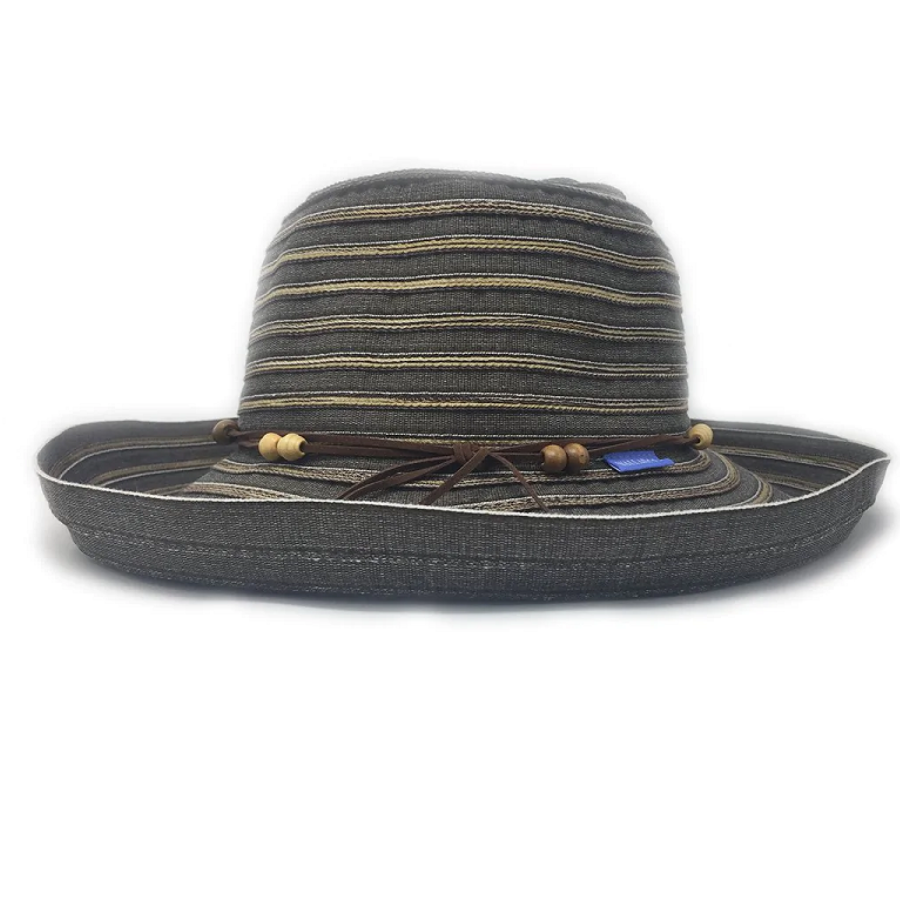 Wallaroo Hats Breton Womens Sun Hat BRE- Chocolate