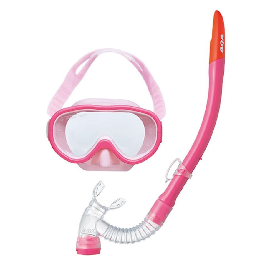AQA Aco Lite & Bixy V Lite III 2pc Mask Set 4-9yr KZ-9003- Flash Pink/ Light Pink
