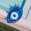 Sunnylife Float Away Lie On Greek Eye- Electric Blue S1LLIEGE