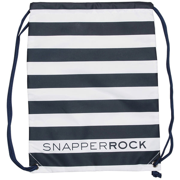 Snapper Rock 1801 Swim Bags Navy/ White Stripe