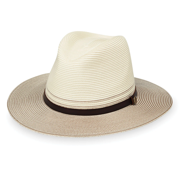Wallaroo Hats Carter Mens Hat CART - Ivory/ Stone