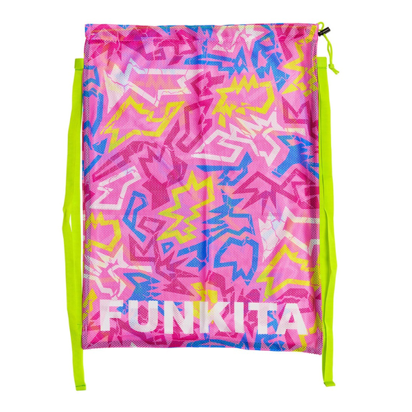 Funkita Mesh Gear Drawstring Bag FKG010A - Rock Star