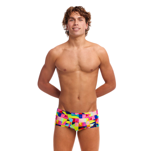 Funky Trunks Mens Classic Trunks FTS001M - On The Grid