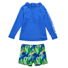 Snapper Rock Toucan Jungle Sustainable Long Sleeve Baby Set B52021 - Blue