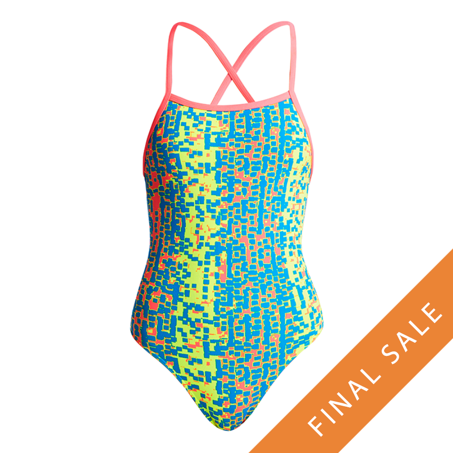 Funkita Girls Strapped In One Piece FS38G- Second Skin