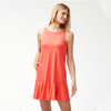 Tommy Bahama High Neck Flounce Spa Dress TSW70164C- Pearl Solids Paradise Coral