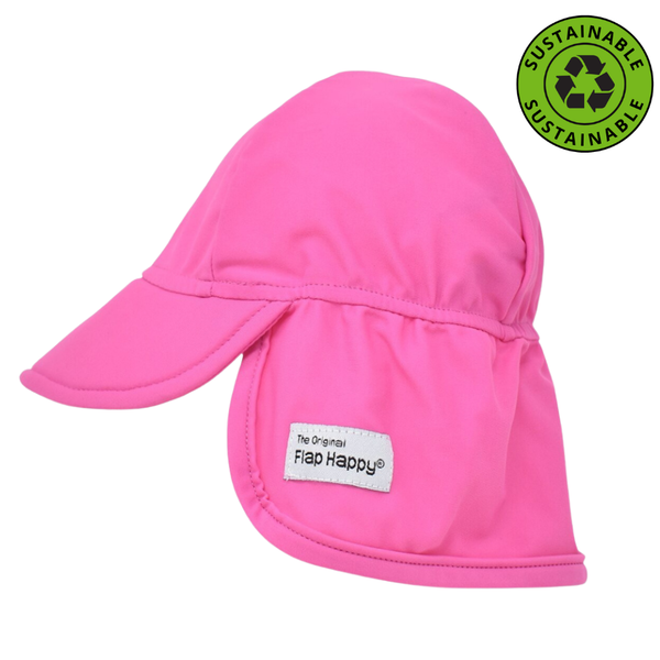 Flap Happy Sustainable Swim Flap Hat FHUB- Azalea Pink