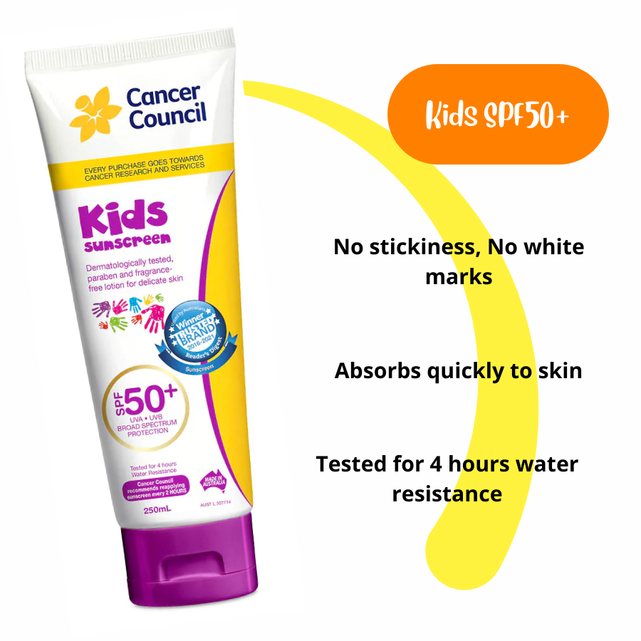 Cancer Council Australia Kids SPF50+ Sunscreen 250ml