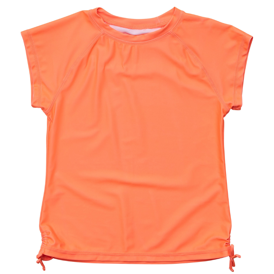 Snapper Rock Tangerine Short Sleeve Rash Top G10125S - Orange