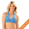Tommy Bahama Reversible Wide Band Halter SS100183- Harbour Island Gingham