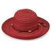 Wallaroo Hats Breton Womens Sun Hat BRE - Red