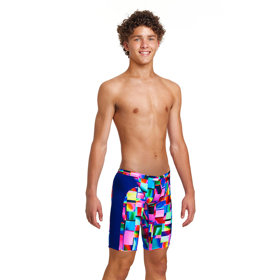 Funky Trunks Boys Training Jammers FT37B- Patch Panels