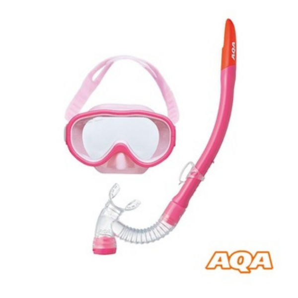 AQA Aco Lite & Bixy V Lite III 2pc Mask Set 4-9yr KZ-9101- Flash Pink Light Pink