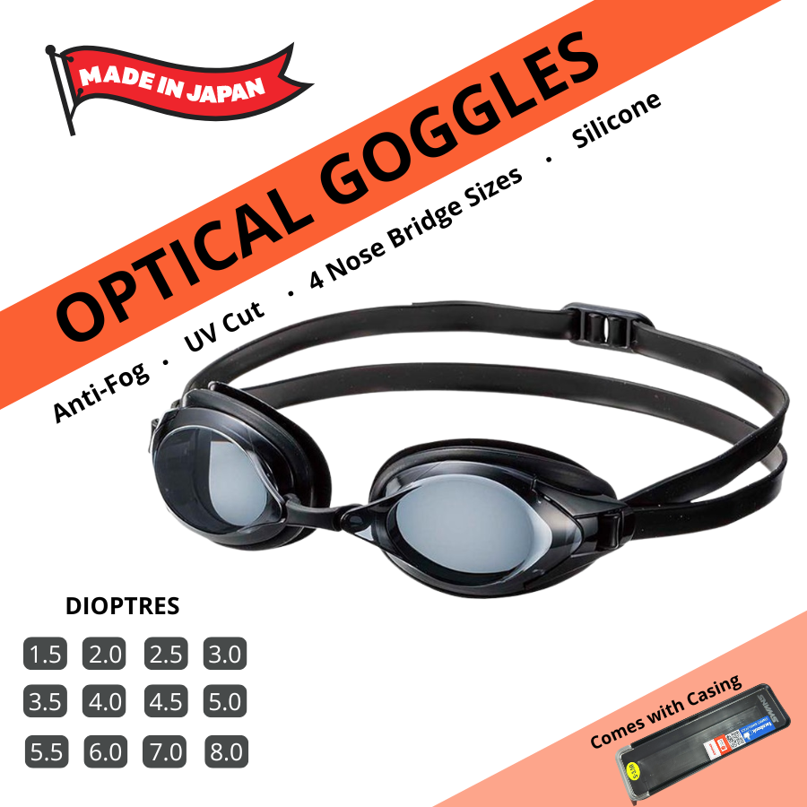 Swans FO-2 OP Optical Goggles - Smoke (BK 041)