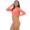 Body Glove Let It Be Crop Rashguard 39-506744A- Smoothies Sunset