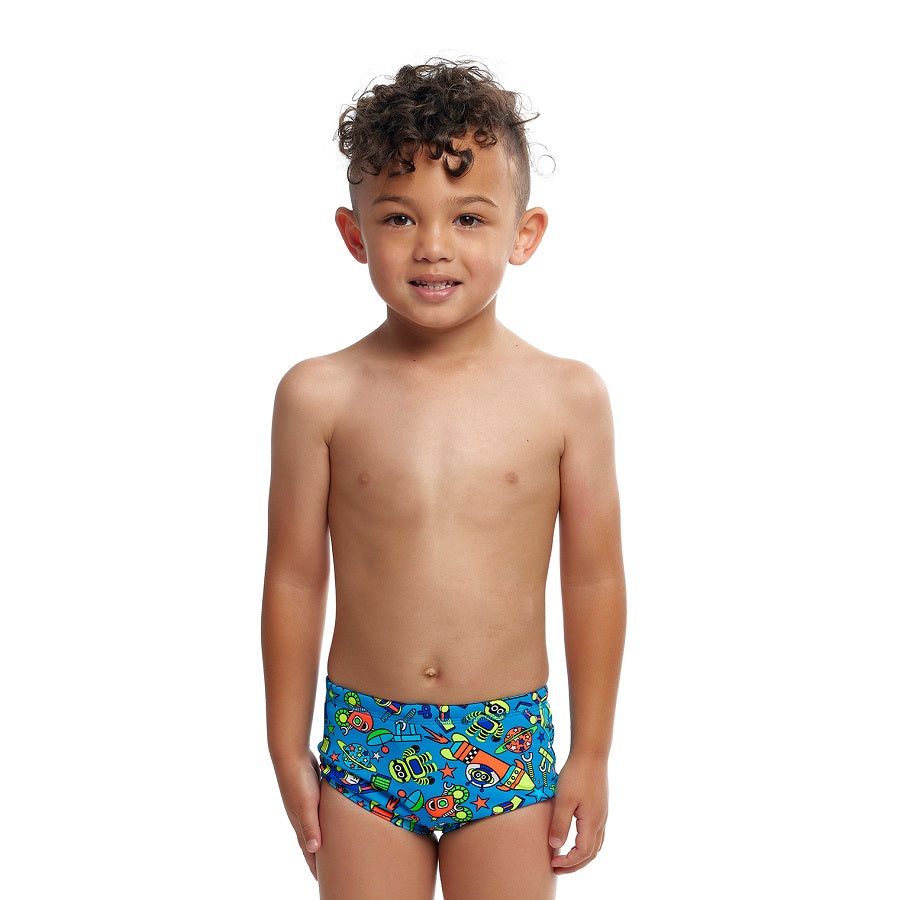 Funky Trunks Toddler Boys Printed Trunks FT32T- Beep Beep