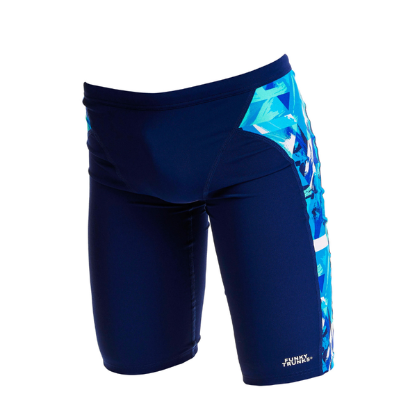 Funky Trunks Boys Training Jammers FT37B- Bashed Blue