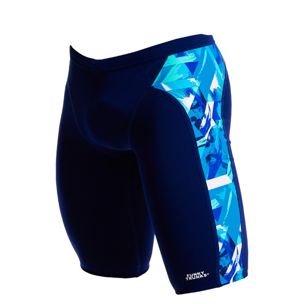 Funky Trunks Mens Training Jammers FT37M- Bashed Blue