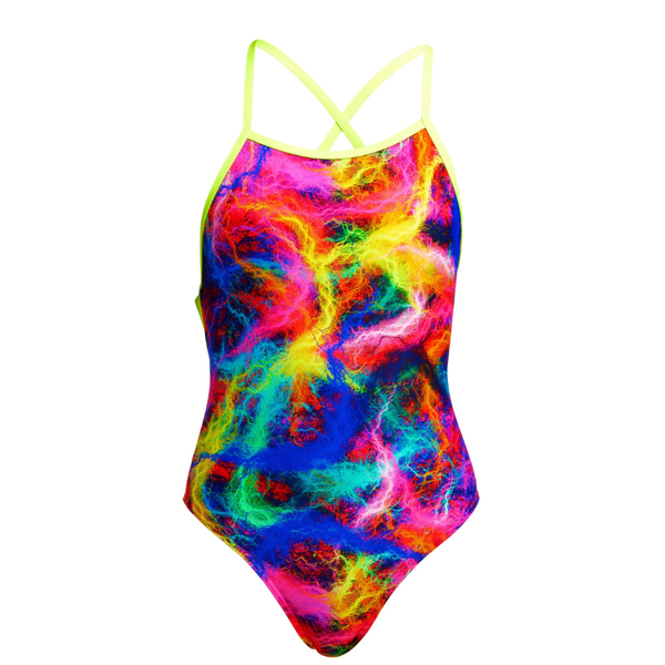 Funkita Girls Strapped In One Piece FS38G- Solar Flares