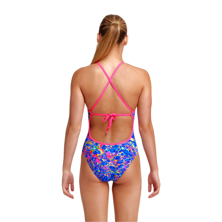 Funkita Girls Tie Me Tight One Piece FKS001G- Oiled Up