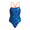 Funkita Womens Strapped In One Piece FS38L - Deep Blue