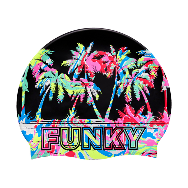 Funky Silicone Swimming Cap FYG017N - Sunset City