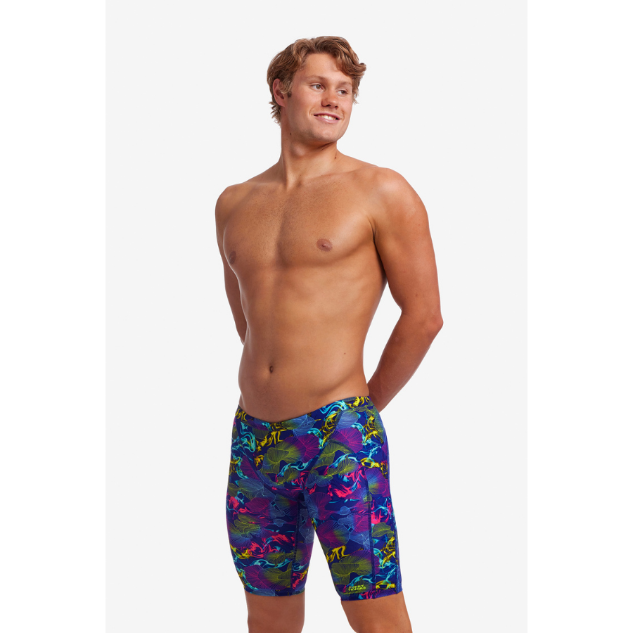 Funky Trunks Mens Training Jammers FT37M - Oyster Saucy