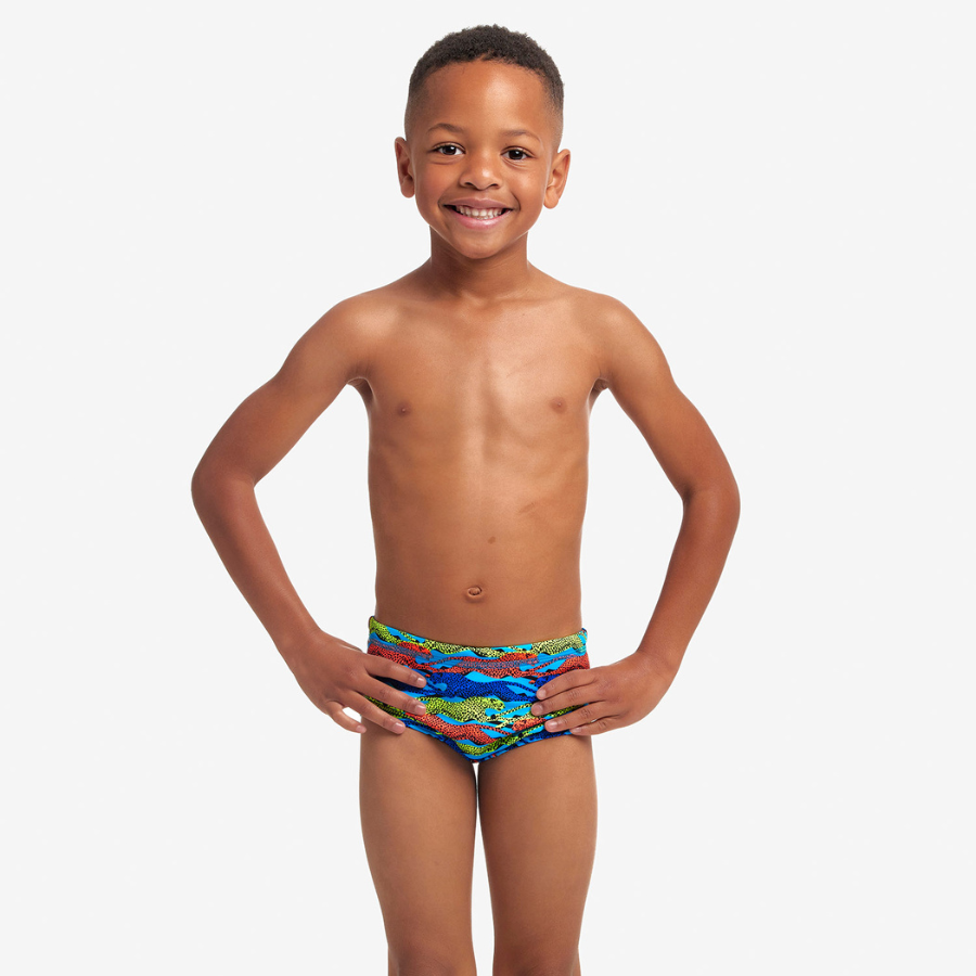 Funky Trunks Toddler Boys Printed Trunks FTS002B - No Cheating