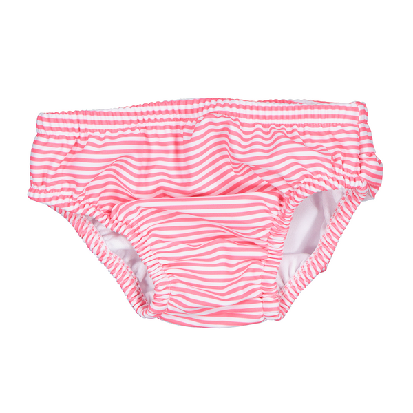 Snapper Rock Pink/White Stripe Swim Diaper G50020- Pink