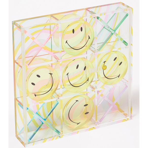 Sunnylife Lucite Tic Tac Toe Smiley S35LTISM