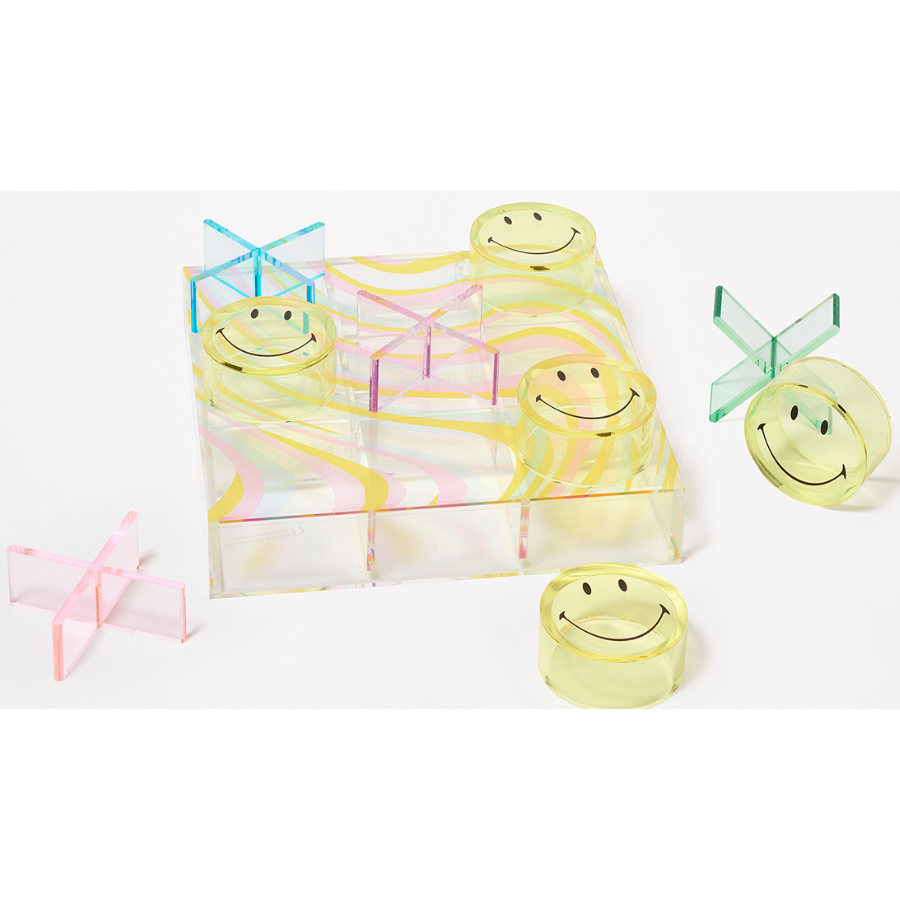 Sunnylife Lucite Tic Tac Toe Smiley S35LTISM